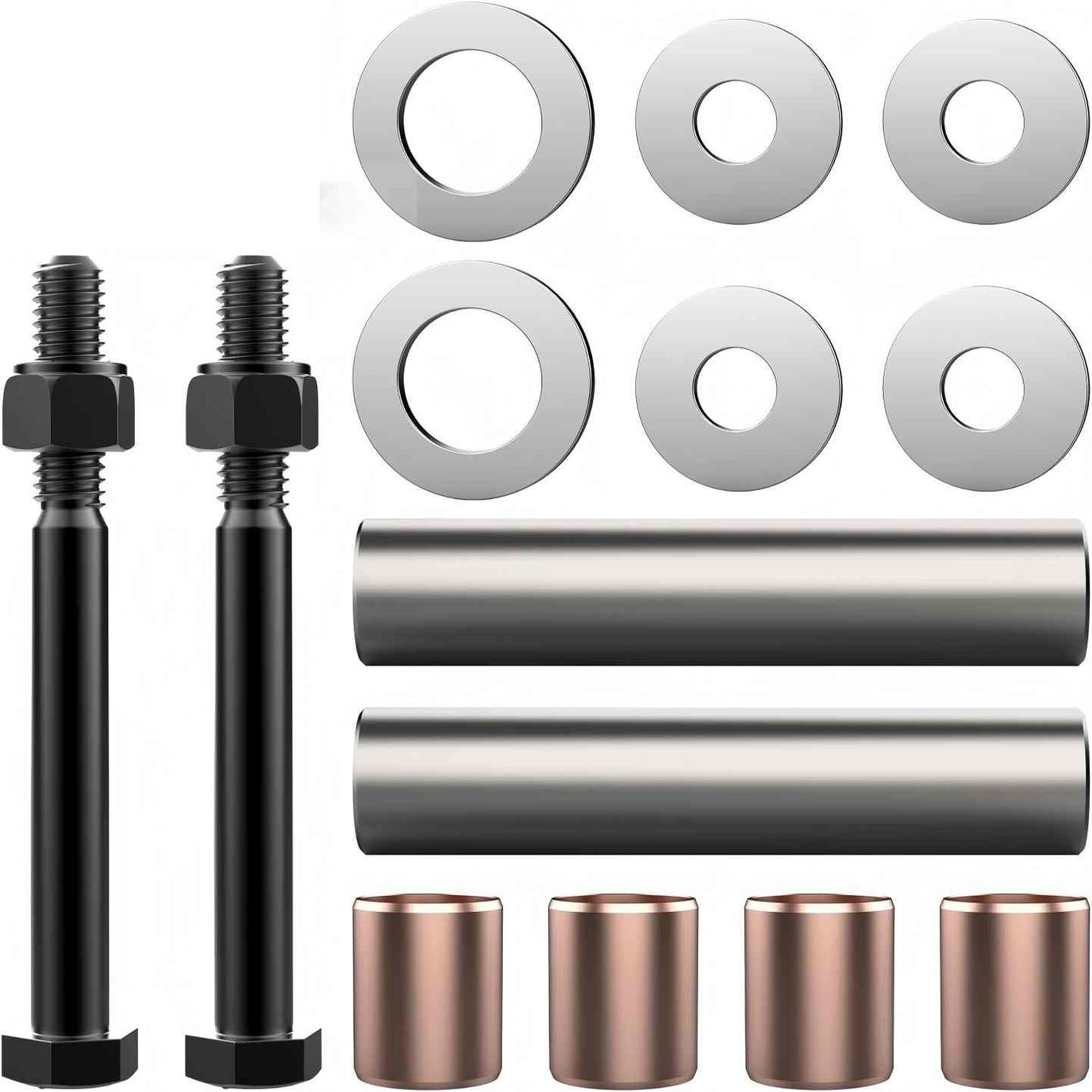 Golf Cart Spindle King Pin Tube Bushing Repair Kit for EZGO DCS G&E 1994-20