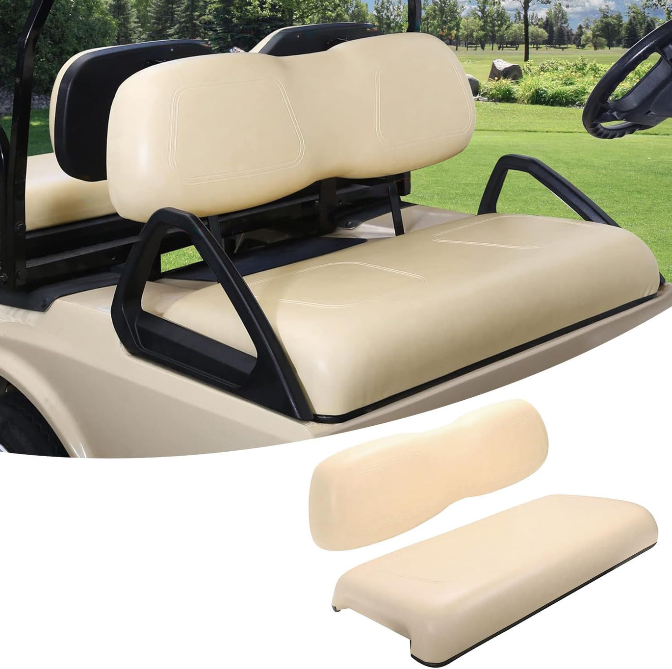 Universal Rear Replacement Cushions for EZGO Club Car Yamaha Golf Cart Cush